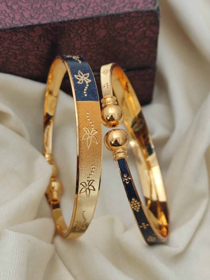 CNC Gold Plated Kadli Bracelets Wholesale Market In Surat With Price
